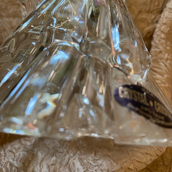 CRYSTAL LEAD ANGEL CANDLEHOLDER - Picture 5 of 5